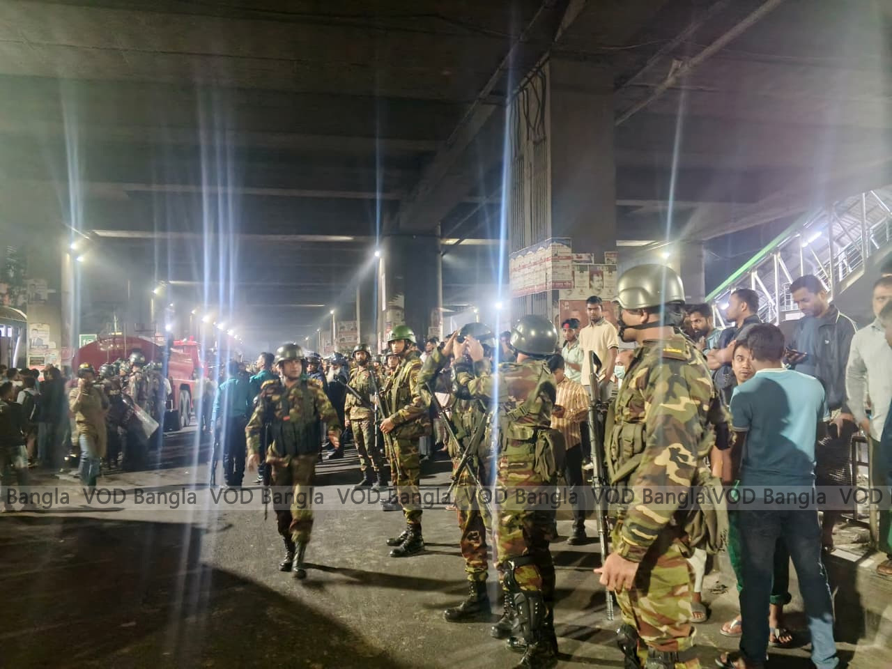 পরিস্থিতি নিয়ন্ত্রণে সেনাবাহিনী।