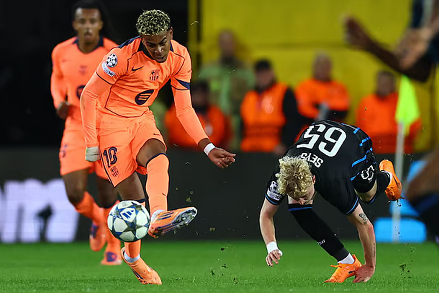 ক্লাব ব্রুগার সাথে ড্র করেছে বার্সেলোনা।