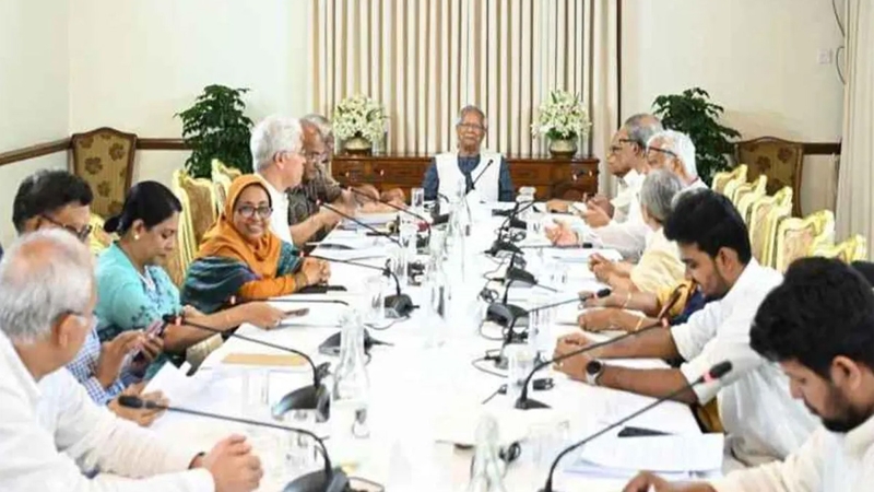 উপদেষ্টা পরিষদের বৈঠকে ৫ সিদ্ধান্ত গ্রহণ