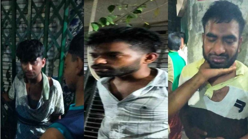 শান্তিনগরে আটক চাঁদাবাজদের পরিচয় মিলেছে