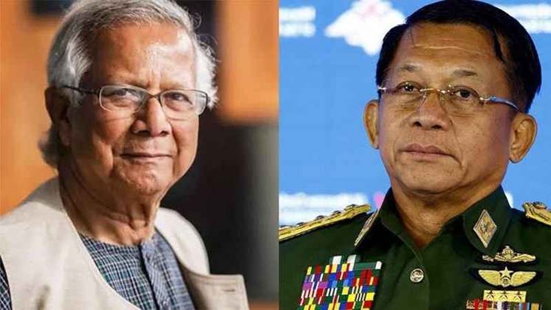 প্রধান উপদেষ্টার সঙ্গে মিয়ানমারের প্রধানমন্ত্রীর সাক্ষাৎ