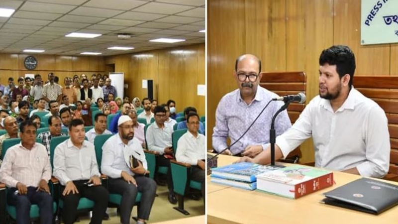 আইন-বিধি মেনে কাজের গতি বাড়ানোর তাগিদ তথ্য উপদেষ্টার