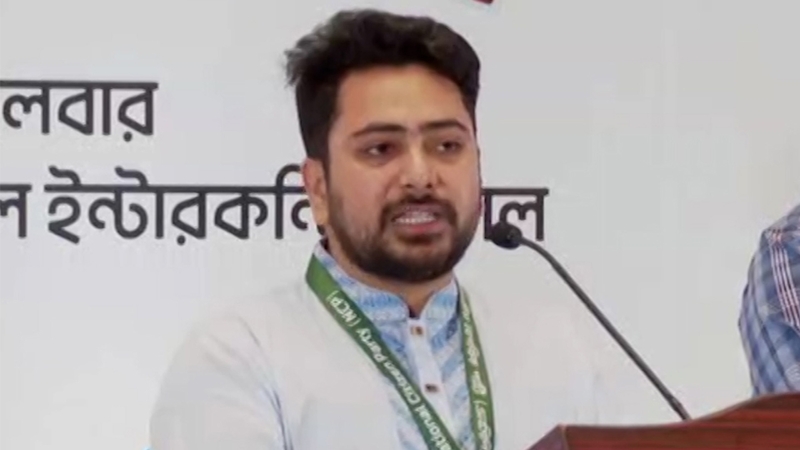 আইনসভা ও গণপরিষদ নির্বাচন চায়: নাহিদ ইসলাম