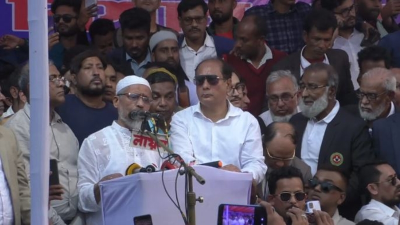 খালিয়াজুরীতে লুৎফুজ্জামান বাবরকে গণসংবর্ধনা