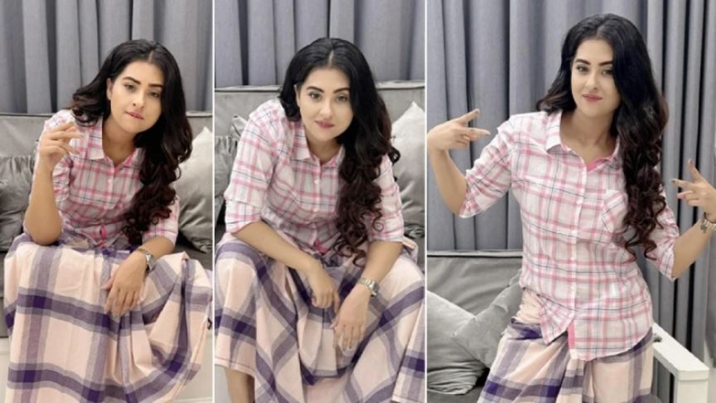 লুঙ্গি পরে প্রচারণায় বুবলী