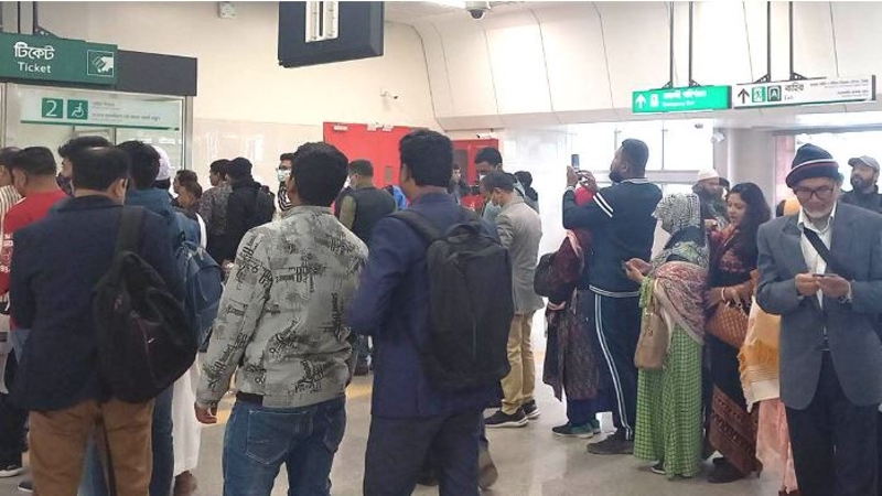 মেট্রোতে একক যাত্রা টিকিটের সংকট