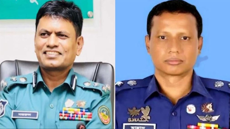 বরখাস্ত হলেন ডিআইজি মোল্যা নজরুল ও এসপি মান্নান