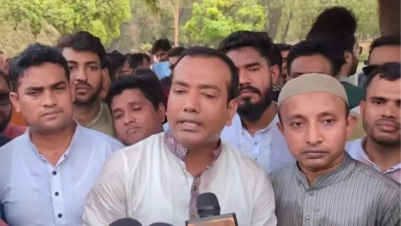 আমাদের একটি টাকাও চাঁদা দেয়নি: ছাত্রদল সভাপতি