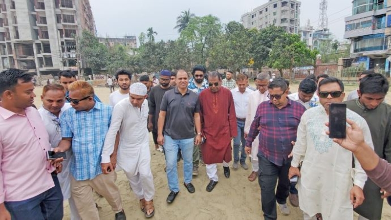 বগুড়ায় কনসার্টের ভেন্যু নির্বাচনে ‘সবার আগে বাংলাদেশ’ প্রতিনিধিদল