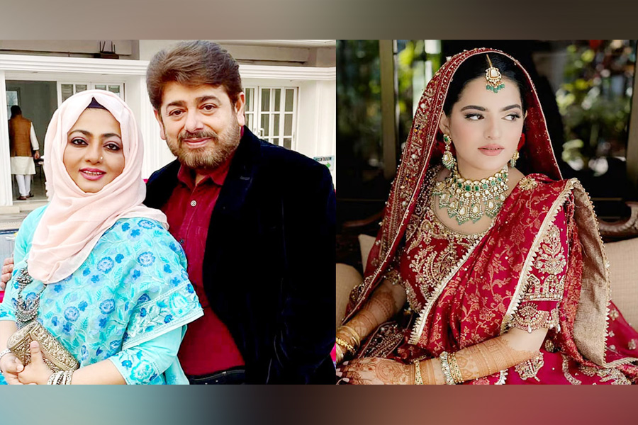 মেয়ের বিয়ের আনুষ্ঠানিকতা সম্পন্ন করলেন নাঈম-শাবনাজ