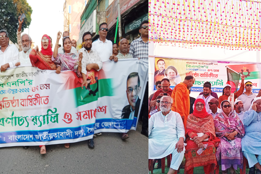 বিএনপির ৪৭তম প্রতিষ্ঠাবার্ষিকীতে সৈয়দপুরে বর্ণাঢ্য র‌্যালি ও আলোচনা সভা