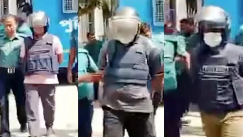 লাশ পোড়ানোর ঘটনায় ৩ পুলিশ কর্মকর্তাকে ট্রাইব্যুনালে হাজির