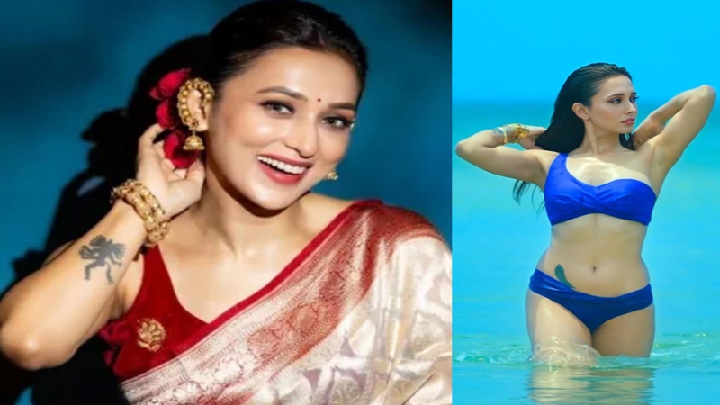 বিকিনিতে মিমি, নেটদুনিয়ায় চর্চার ঝড়!