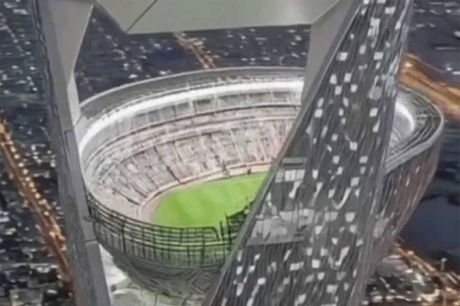 ১১৪৮ ফুট উচ্চতায় বিশ্বকাপের সম্ভাব্য স্টেডিয়াম