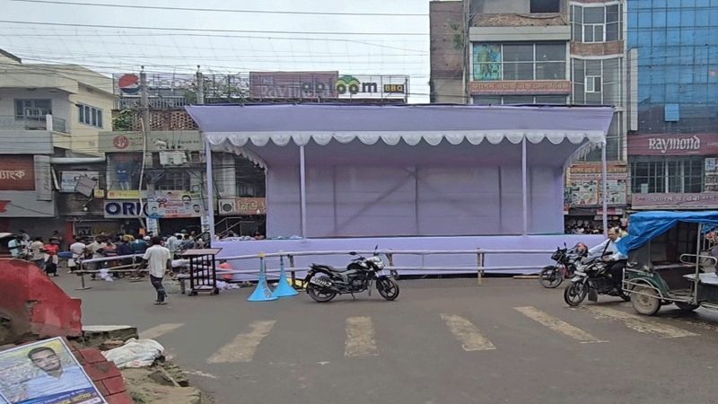 ফরিদপুরে এনসিপির পথসভা ঘিরে সতর্ক অবস্থানে ছাত্রদল
