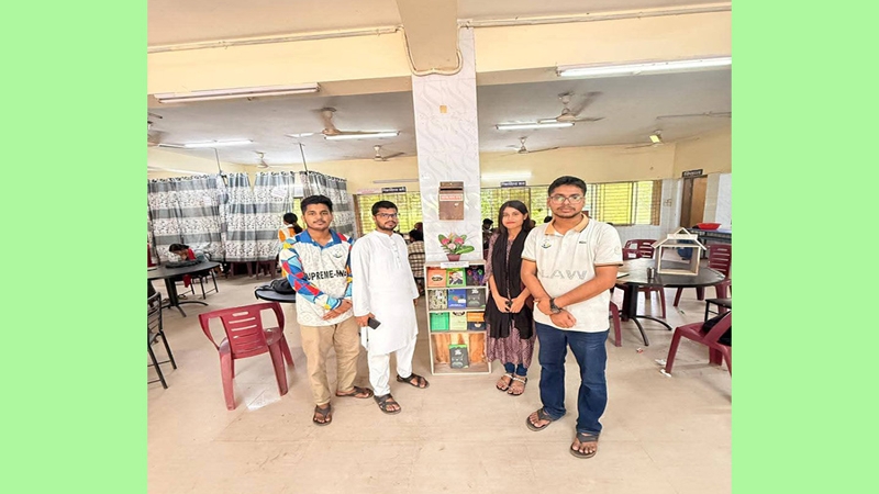 ছাত্রদলের উদ্যোগে বরিশাল বিশ্ববিদ্যালয়ে ‘বুক কর্নার’ উদ্বোধন