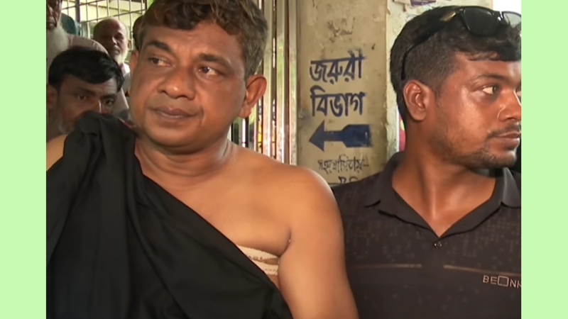 কুষ্টিয়ায় বটির আঘাতে এসআই হাসপাতালে