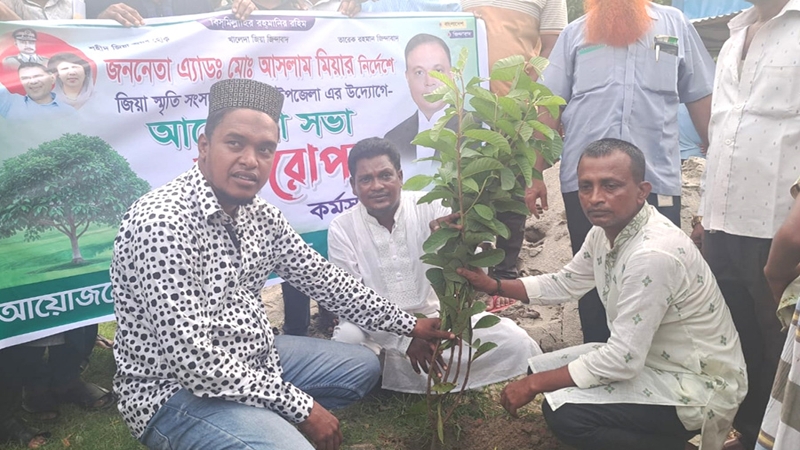 গোয়ালন্দে জিয়া স্মৃতি সংসদের উদ্যোগে বৃক্ষরোপণ বিষয়ক আলোচনা সভা