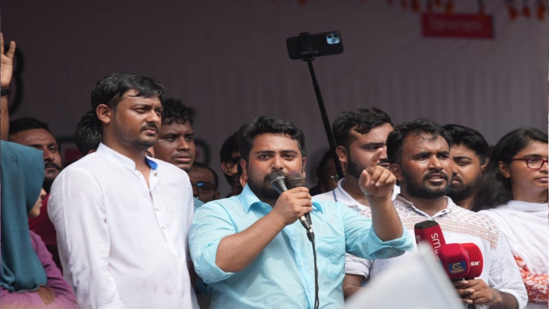 নতুন করে কোনো গডফাদারের আবির্ভাব হতে দেব না : নাহিদ ইসলাম