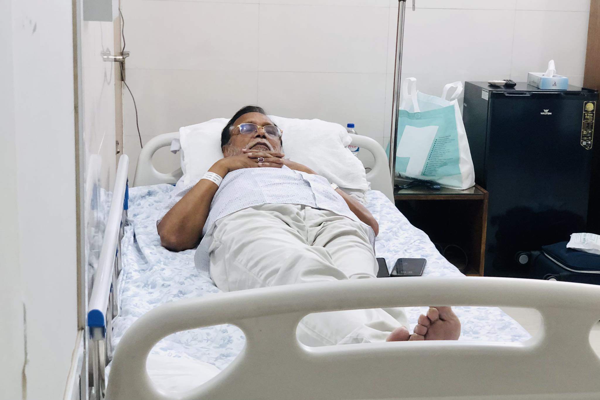 বিএনপি চেয়ারপারসনের উপদেষ্টা আবদুস সালাম হাসপাতালে ভর্তি