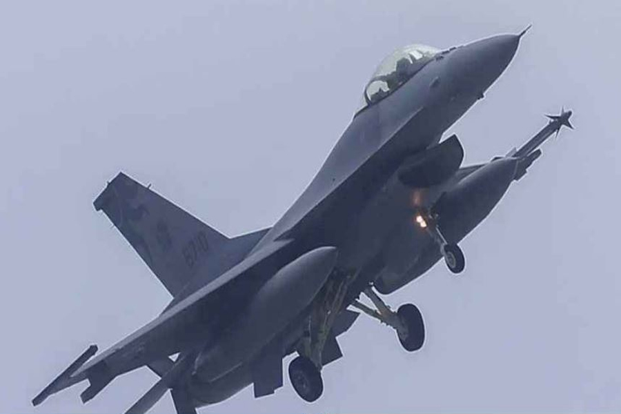 তাইওয়ানে মার্কিন এফ-১৬ যুদ্ধবিমান বিধ্বস্ত