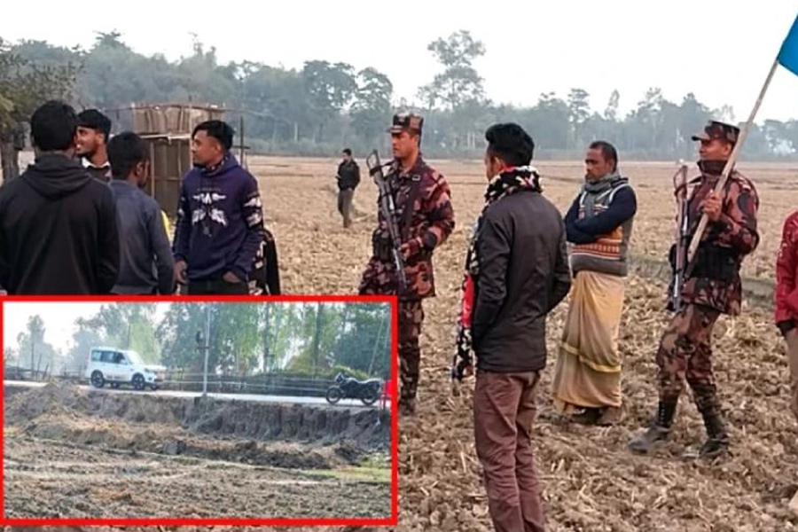 সীমান্তে সড়ক নির্মাণের চেষ্টা, বিজিবির বাধায় পিছু হটল বিএসএফ