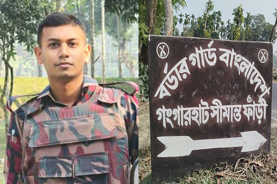 ফুলবাড়ীতে নিজ অস্ত্রের গুলিতে বিজিবি সদস্য নিহত