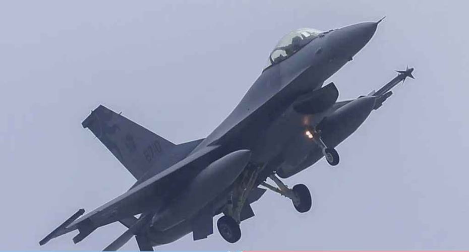 তাইওয়ানে মার্কিন এফ-১৬ যুদ্ধবিমান বিধ্বস্ত