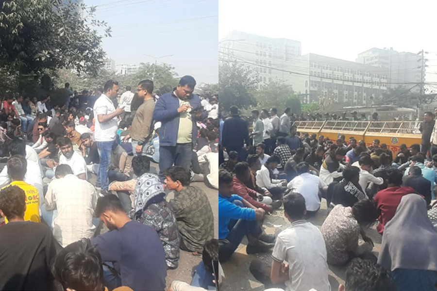 কেন্দ্রীয় ছাত্রদলের নির্বাচন কমিশন ঘেরাও