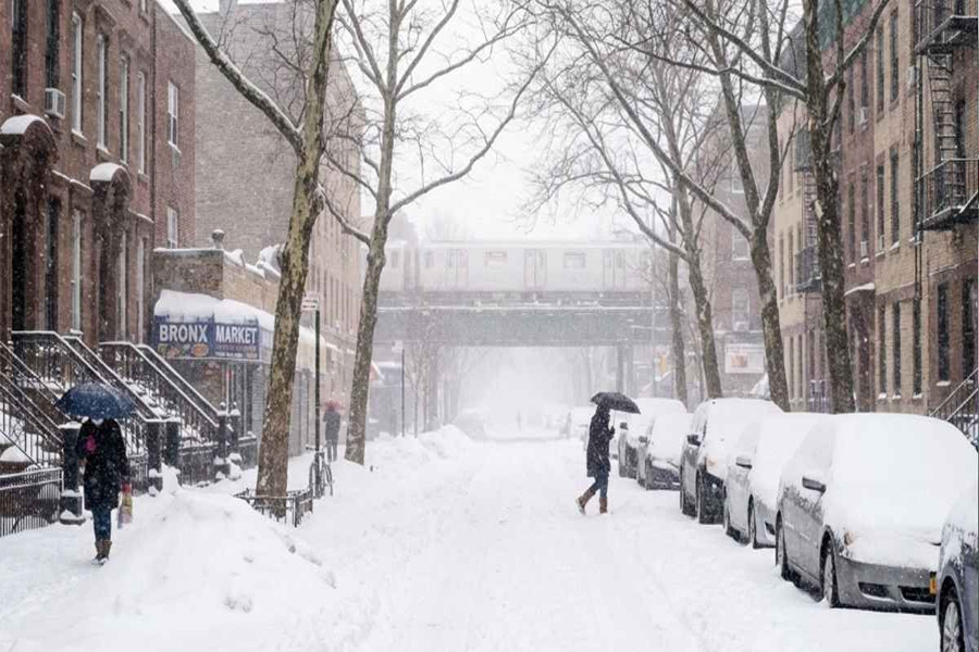 নিউ ইয়র্কে আর্কটিক ঠান্ডা তাণ্ডব, সতর্কতা জারি