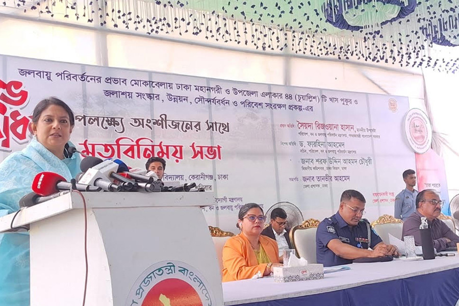 ঢাকার ৪৪টি পুকুর-জলাশয় সংস্কার কাজের উদ্বোধন করলেন রিজওয়ানা