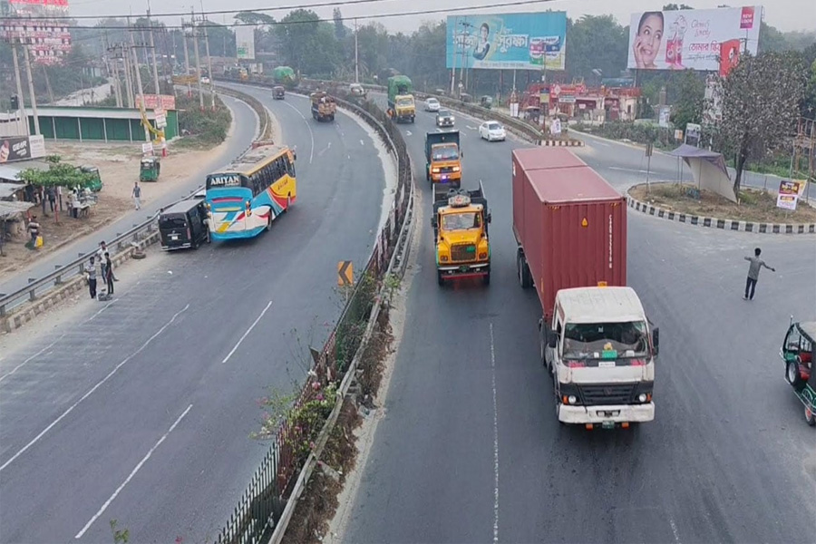 ঢাকা-টাঙ্গাইল মহাসড়কে নেই যানজট
