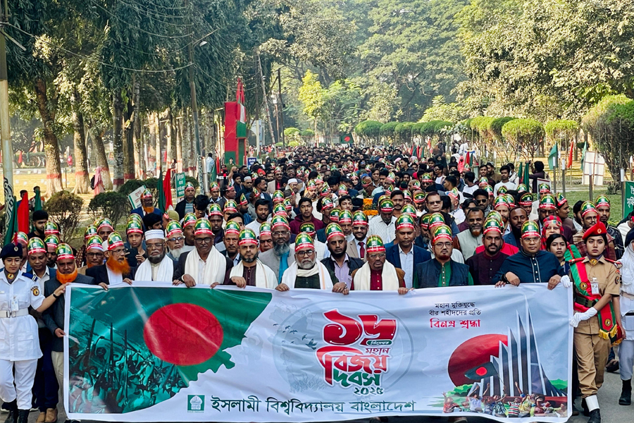 বর্ণাঢ্য আয়োজনে ইবিতে বিজয় দিবস উদযাপিত