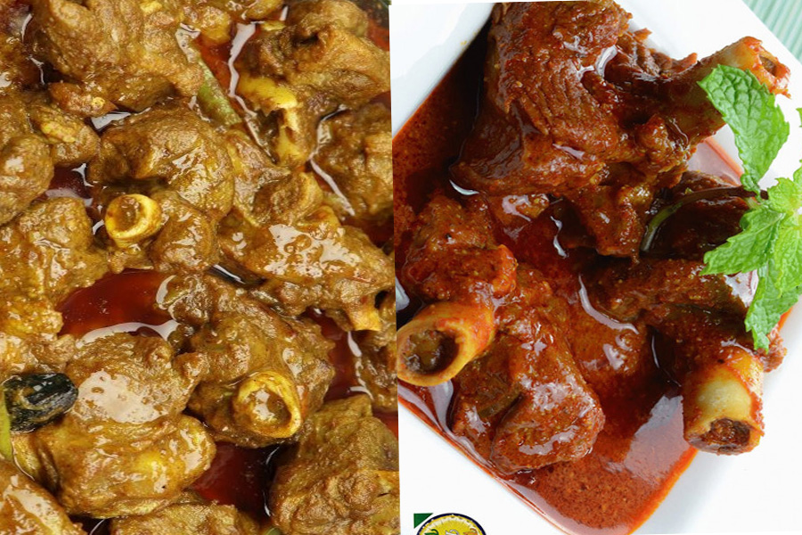 খাসির মাংসের ঝাল ভুনার সহজ রেসিপি