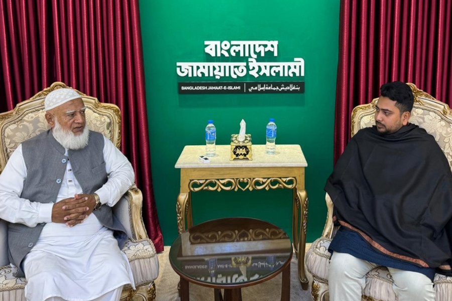জামায়াত আমিরের সঙ্গে নাহিদ ইসলামের সাক্ষাৎ