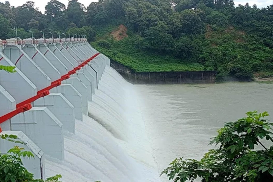 আবারও বিপৎসীমার ওপরে কাপ্তাই বাঁধের পানি