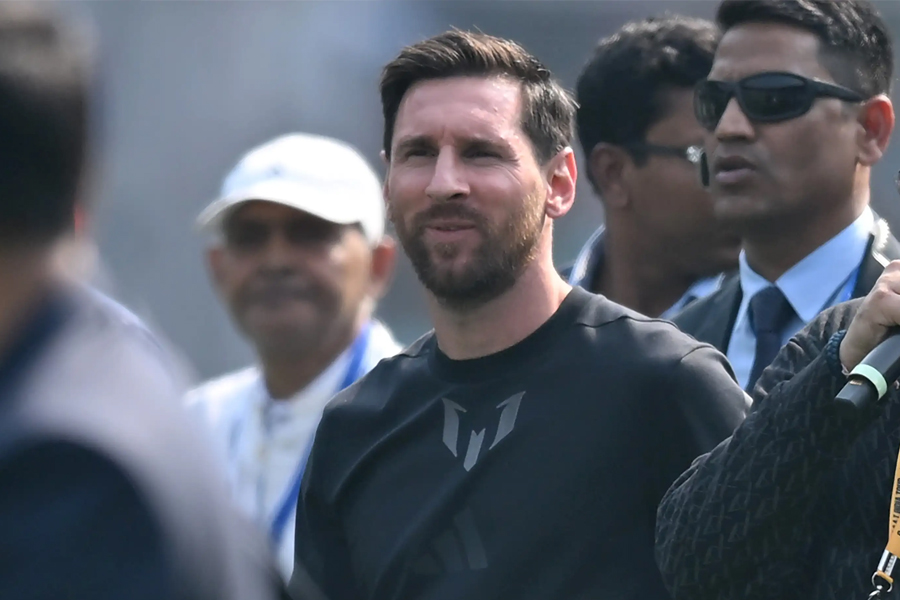 দিল্লিতে মেসি, কড়া নিরাপত্তা ও যানচলাচল নিয়ন্ত্রণ