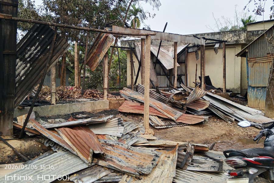 মধুপুরে অগ্নিকাণ্ডে বিএনপি অফিসসহ ৭ দোকান পুড়ে ছাই