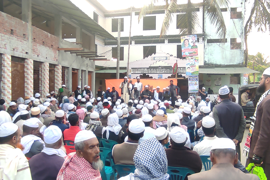 নলছিটিতে হাতপাখার নির্বাচনী পথসভা অনুষ্ঠিত