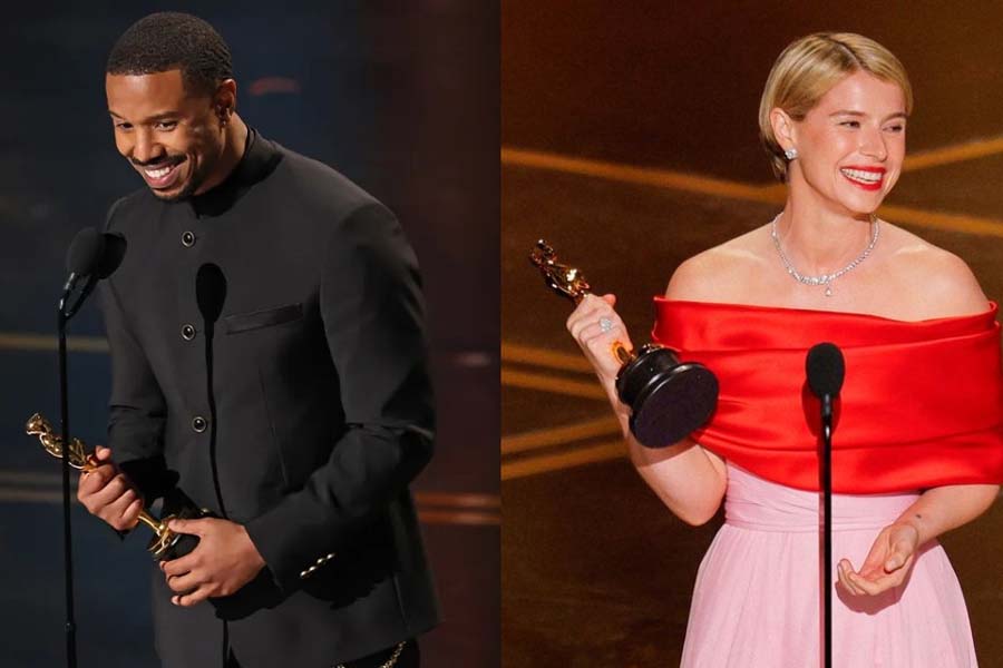 অস্কারে সেরা অভিনেতা জর্ডান ও অভিনেত্রী জেসি বাকলি