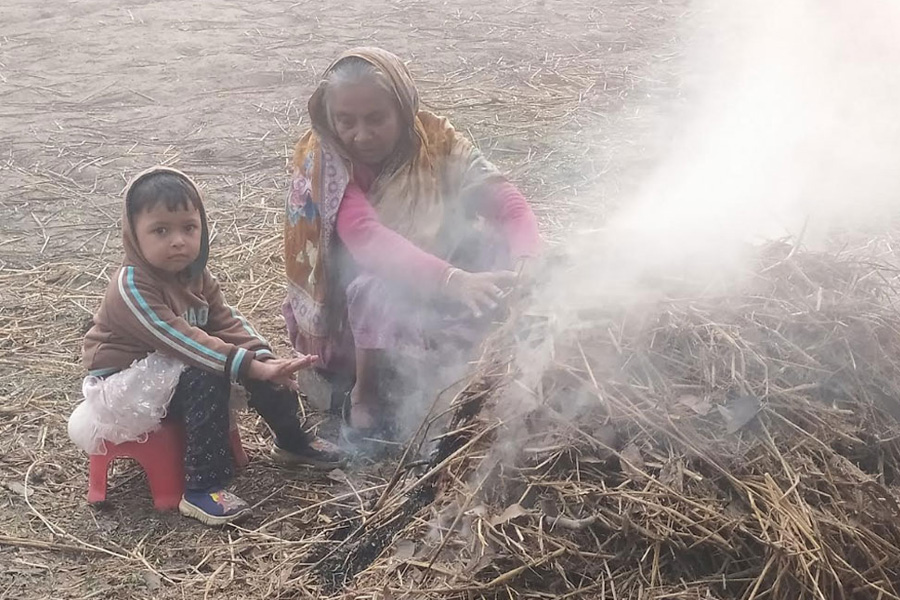 পঞ্চগড়ে ফের মৃদু শৈত্যপ্রবাহ