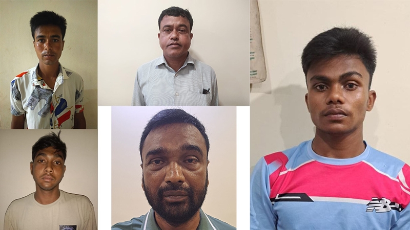 পুলিশ নিয়োগ পরীক্ষায় ভূয়া পরীক্ষার্থীসহ দালাল চক্রের ৫ জন গ্রেপ্তার