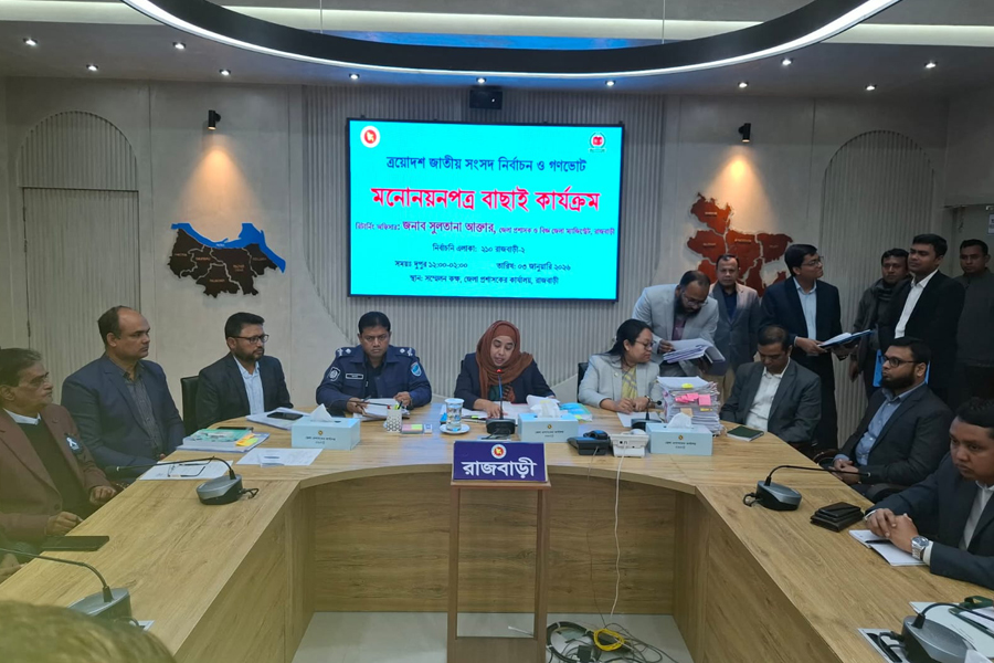 রাজবাড়ী-২ আসনে ৭ জনের মনোনয়ন বৈধ, বাতিল ৫