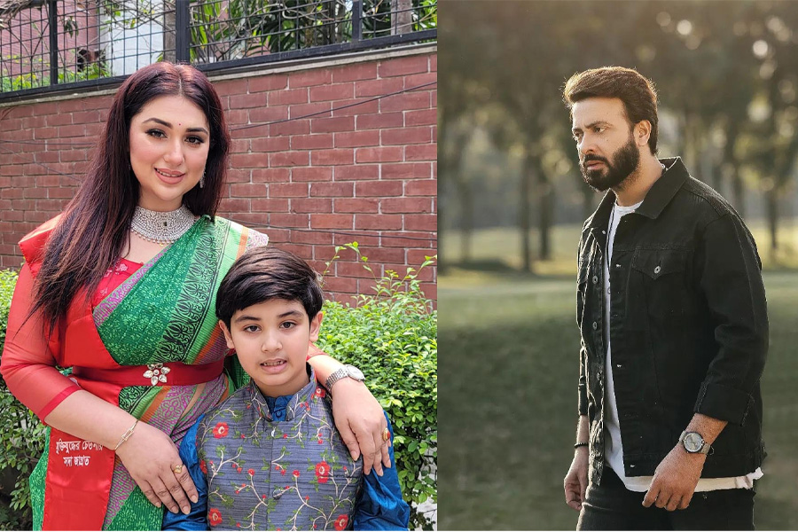 জয়কে নিয়ে অপু-শাকিব যাচ্ছেন সিঙ্গাপুরে স্কুলে