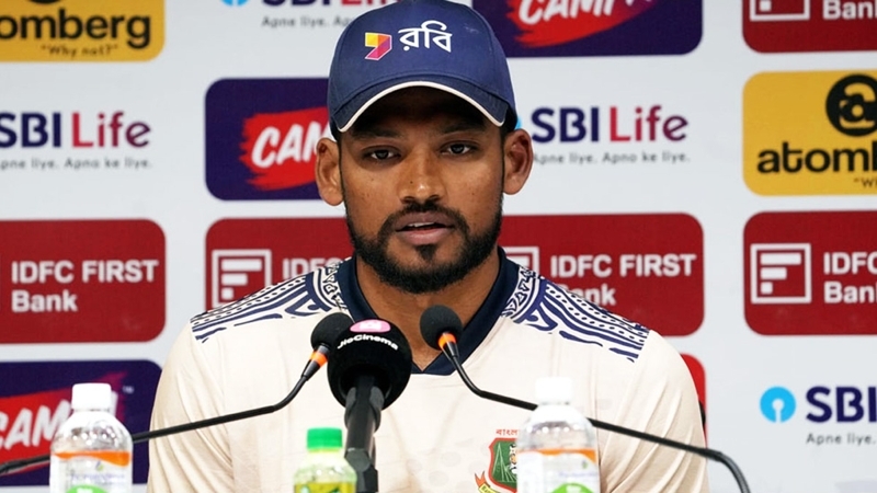 টেস্ট অধিনায়কত্ব ছাড়লেন শান্ত
