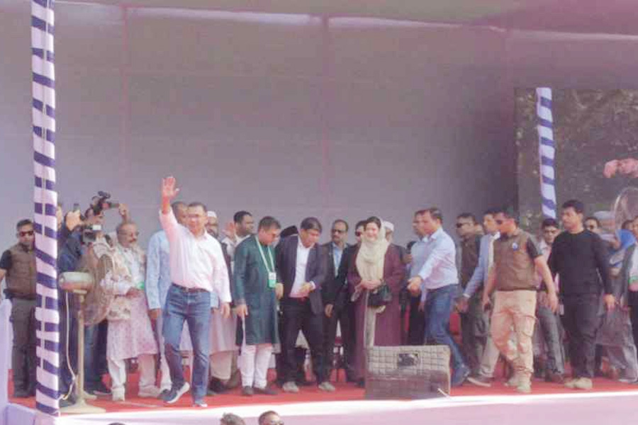 সিলেটে বিএনপির প্রথম নির্বাচনি জনসভায় তারেক রহমান