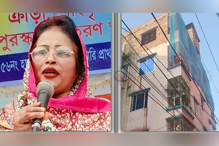 ‘দেশি মুরগি খেতে না পারা’ সেই শিক্ষিকার আছে ৫ তলা বাড়ি