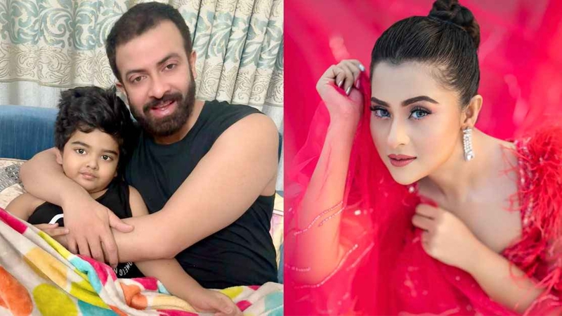 ‘পরিবার’ লিখে শাকিব ও সন্তানের ছবি পোস্ট করলেন বুবলী