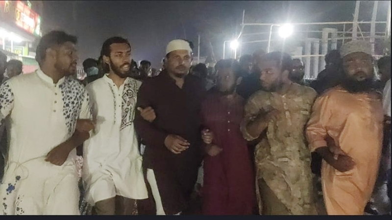 কুড়িগ্রামে আ’লীগ নিষিদ্ধের দাবিতে বিক্ষোভ