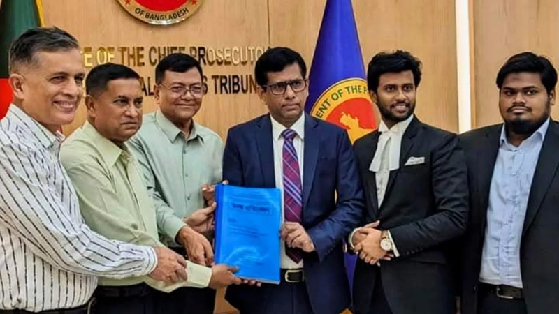 শেখ হাসিনার বিরুদ্ধে তদন্ত প্রতিবেদন দাখিল